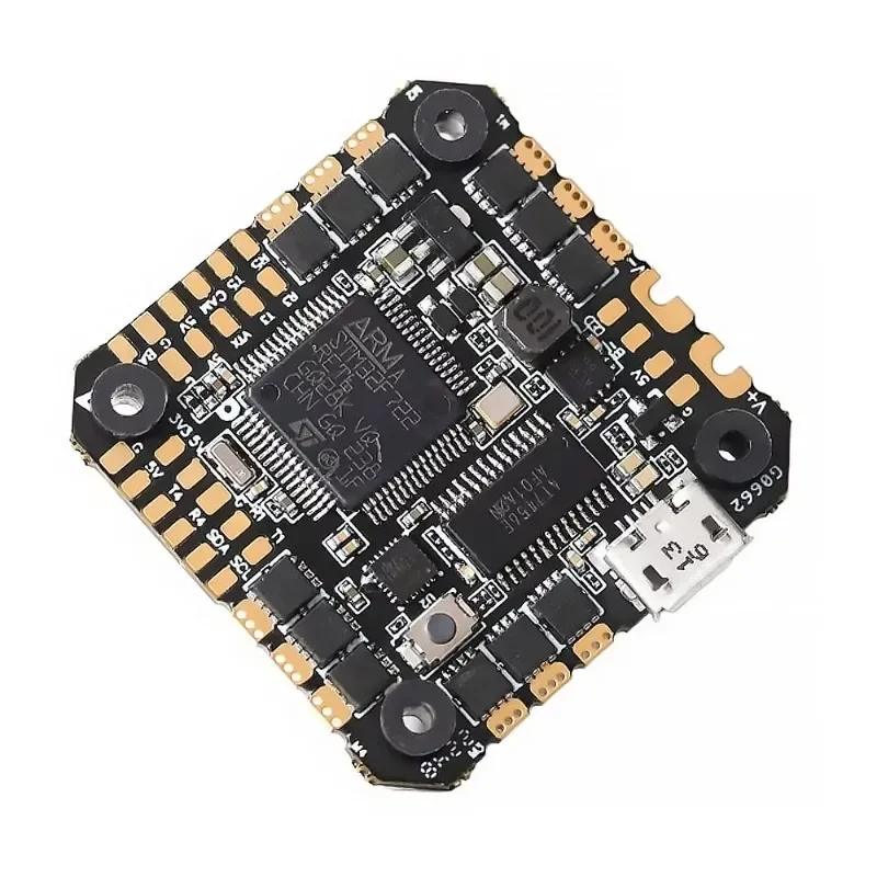 T-MOTOR F7-35A/F7-45A AIO Flight Controller - 6S Compatible MPU6500 STM32F722 MCU BSL Firmware BMP280 Barometer