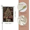 Leopard Print Christmas Tree Garden Flag 12x18 Inch jjp