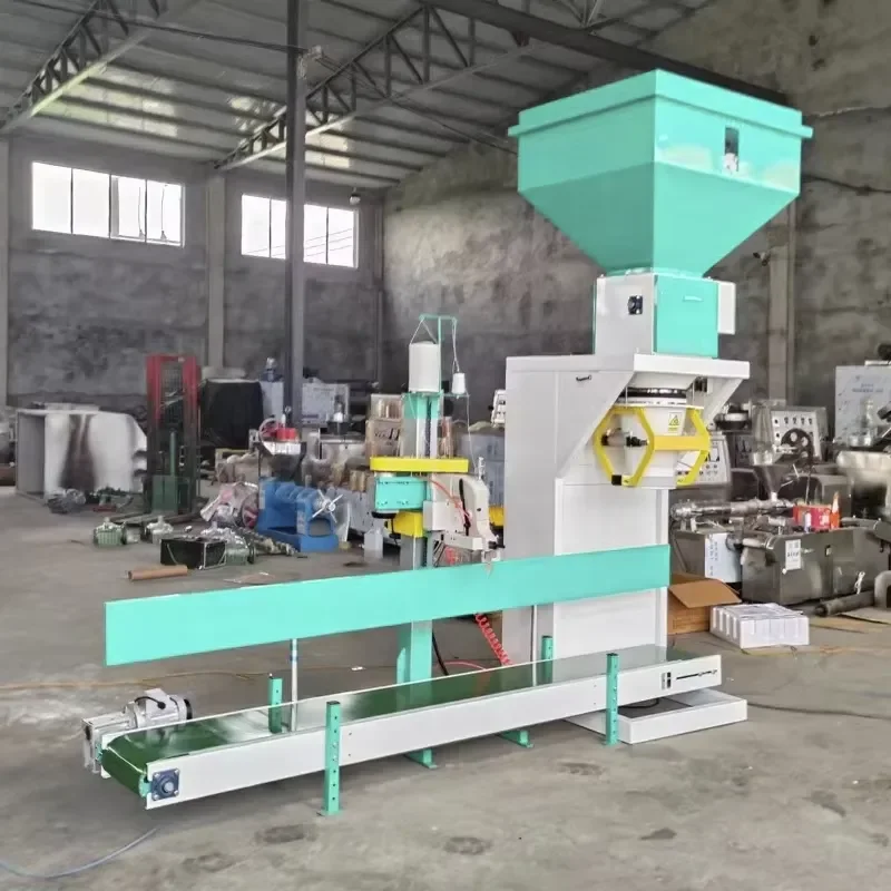 2026 CE Automatic 5kg 10kg 25kg 50kg Corn Bean Seed Animal Food Packaging Machine Desiccant Pellets Wheat Rice Bagging