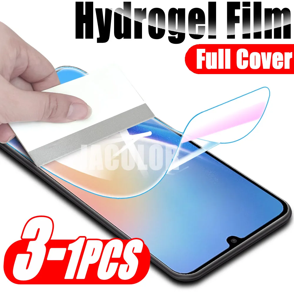 Front 1-3PCS Screen Protector For Samsung Galaxy A34 A54 A53 A33 A52s A52 A32 4G 5G Protection Cover A 34 54 53 33 Hydrogel Film