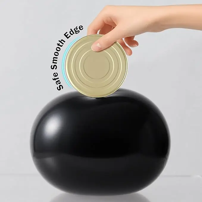 Automatic Electric Can Opener, Battery Operated One-Touch Hands-Free Smooth Edge Opener for Kitchen, Seniors, and Arthritis User