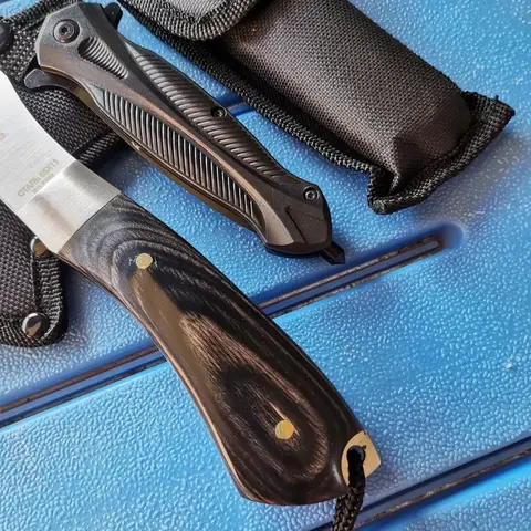 स्टेनलेस स्टील कुल्हाड़ी और फोल्डिंग चाकू कॉम्बो सेट: आउटडोर एडवेंचर्स, कैम्पिंग और लंबी पैदल यात्रा के लिए टिकाऊ 10 best sales कुल्हाड़ी चाकू - №9