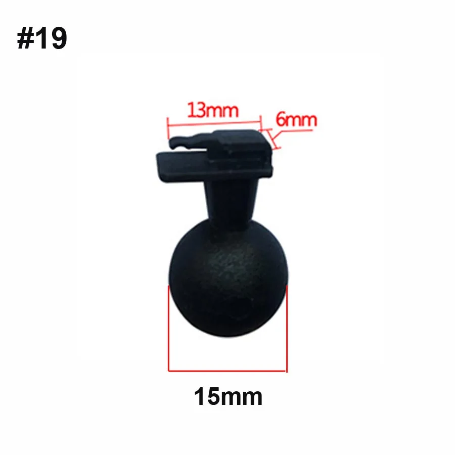 More Type 15mm Bracket Ball Head for Car Dashcam GPS DVR Holder Interface Replacement Video Recorder Camera Mount Accessories