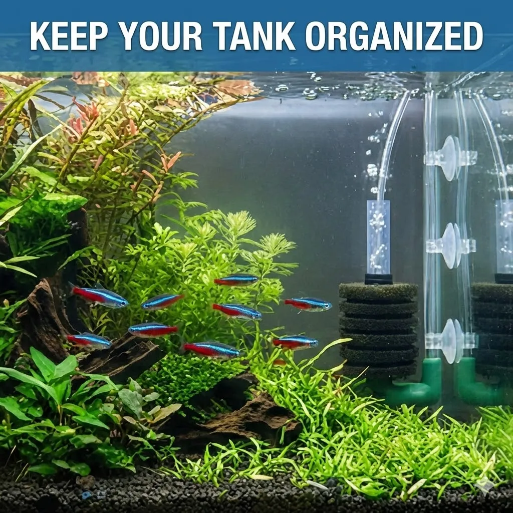 30/50 Stück transparente Aquarium-Saugnäpfe für Luftschläuche, starke Halterungen für Aquarienschläuche, 4/6 mm Sauerstoffrohrklemmen, Zubehör – Detail 6