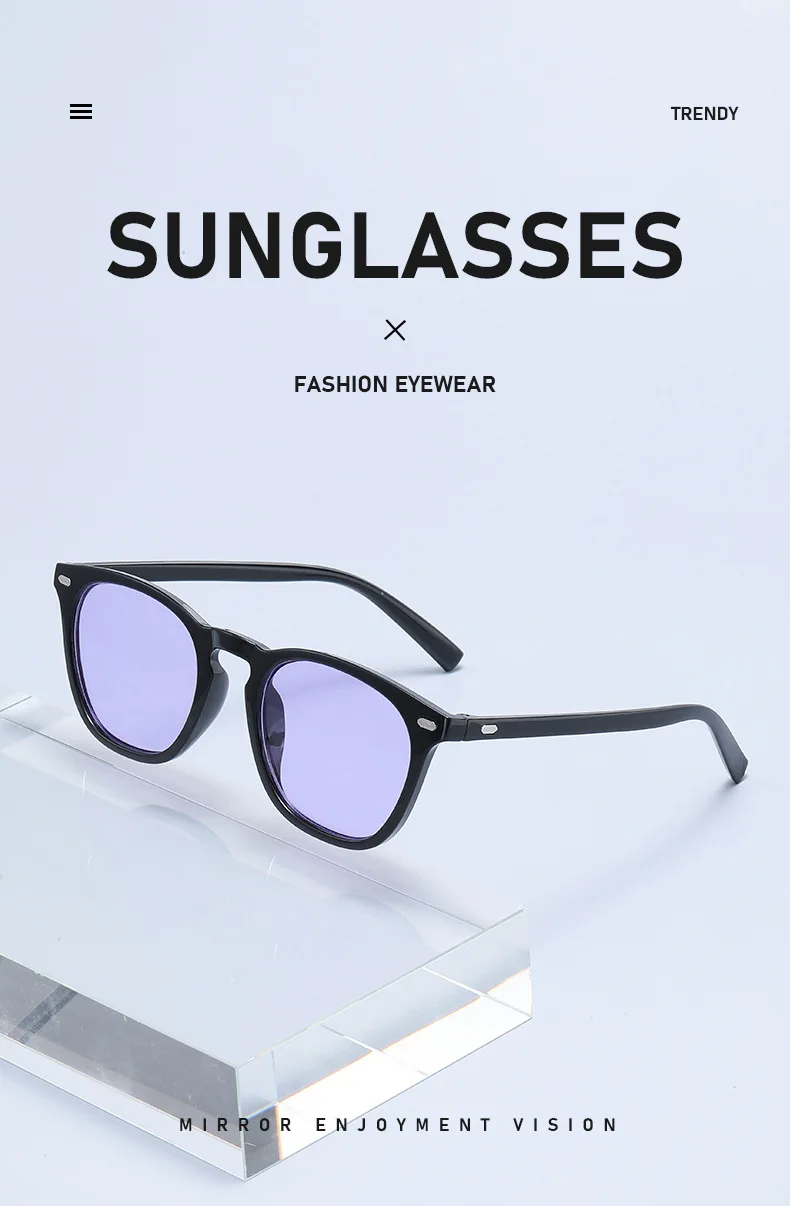 Neue Midai Personalisierte Runde Polarisierte Sonnenbrille Modische Sonnenbrille JH3023 – Detail 1
