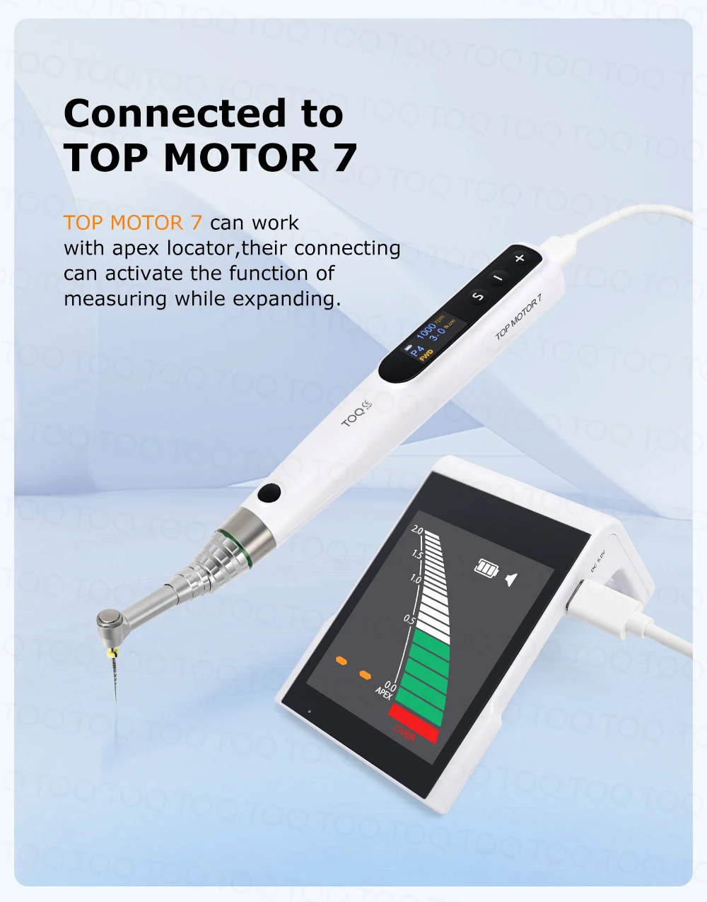 Mini Dental Rechargeable Apex Locator with Pre-setting New Function Root Canal Measurement Oral Treatment Endodontic Equipment