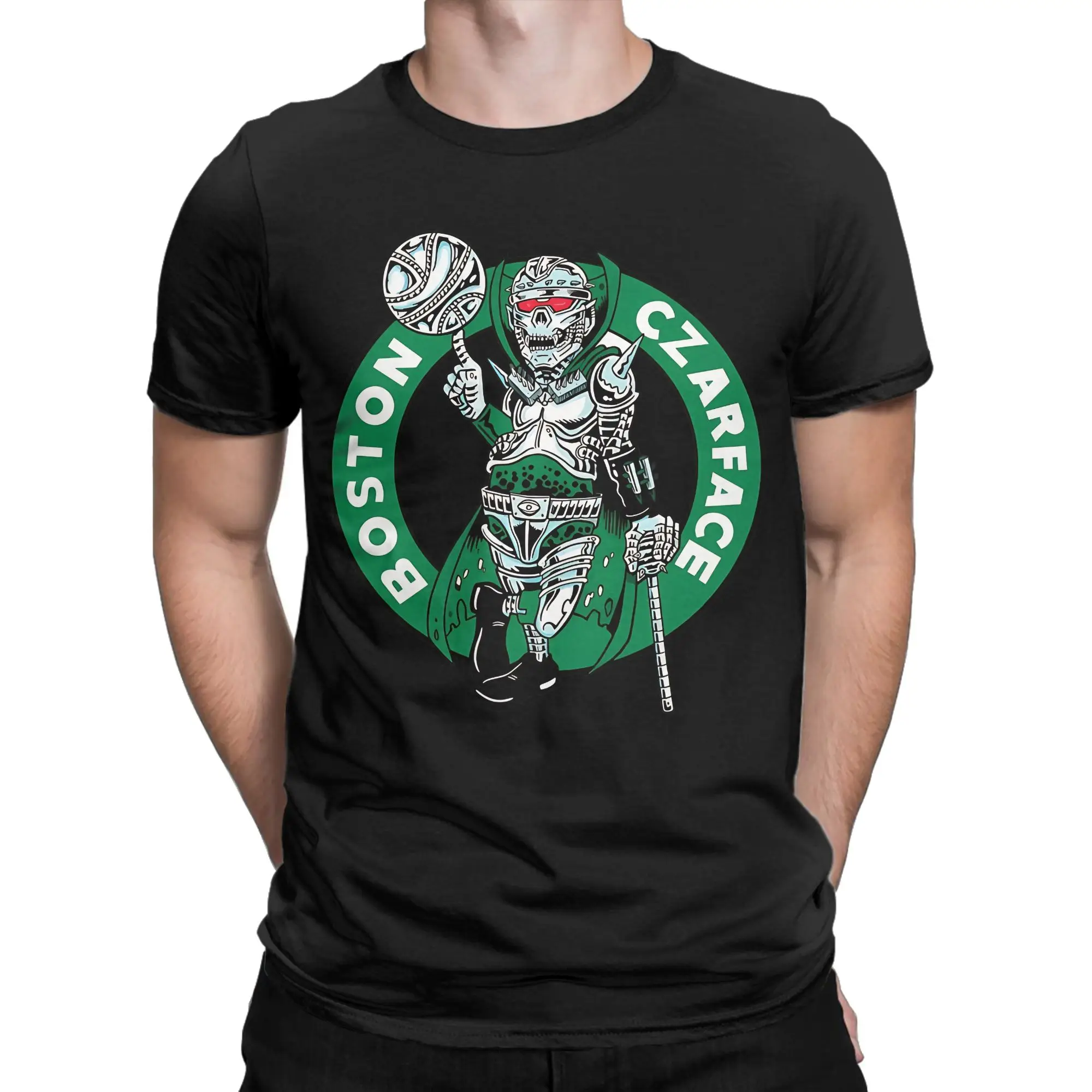 Vintage Hip Hop Graphic Classic Czarface Band Novelty 100% Cotton T-Shirt Tops Tees For Men