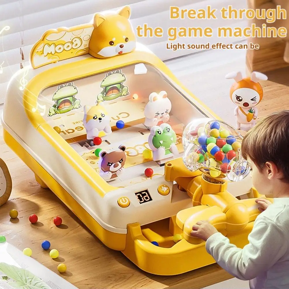 恐竜ピンボールマシンテーブルゲームボードシューティングゲーム幼児ボードバニー犬教育インタラクティブ電子パズルおもちゃ