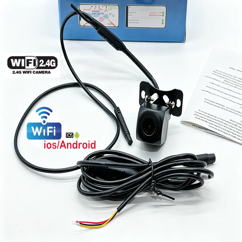 

High-definition car reversing camera wireless 1080PWiFi night vision waterproof parking monitor is suitable for Android iOS gene