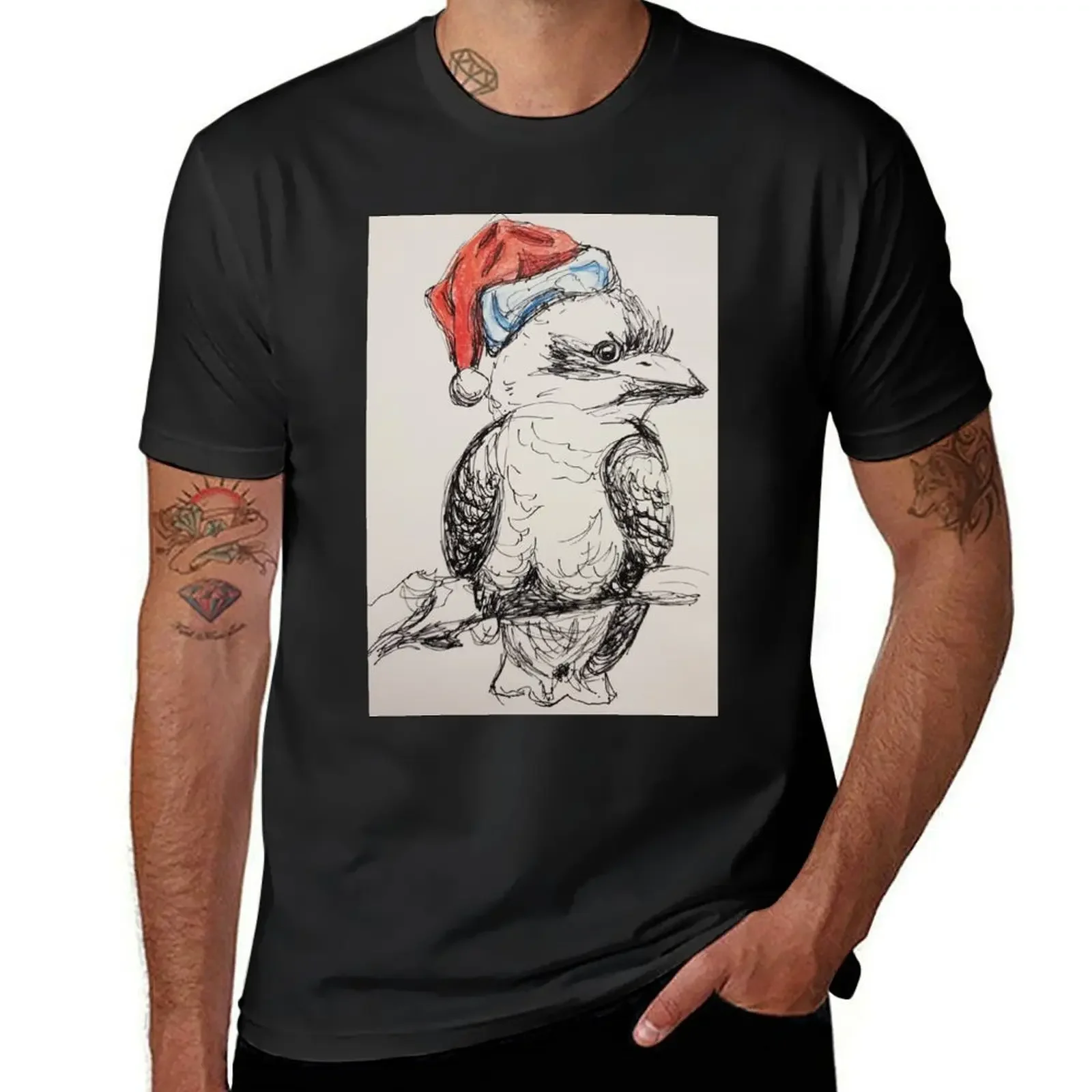 Christmas Kookaburra T-Shirt vintage anime shirt animal prinfor boys boys whites custom t shirt mens designer t shirt