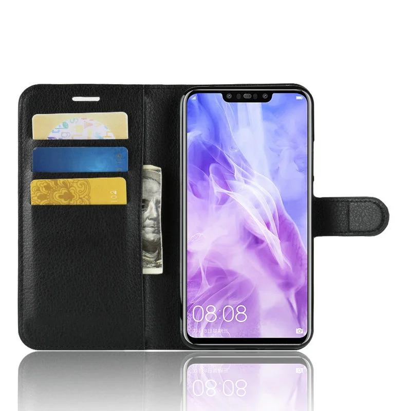 For Huawei nova 3 nova3 PAR-LX1 PAR-LX1M PAR-LX9 Wallet Phone Case for Huawei nova 3i nova3i INE-LX2 Flip Leather Cover Case