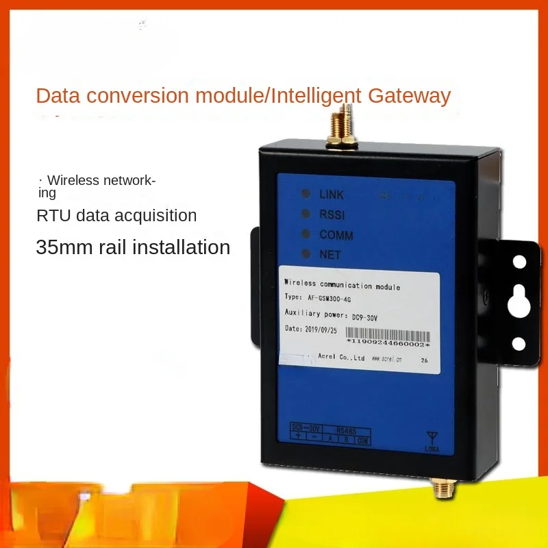 Wireless Data Module AF-GSM300-4G Breakpoint Resume One Address Multiple Lora to 4G Upload