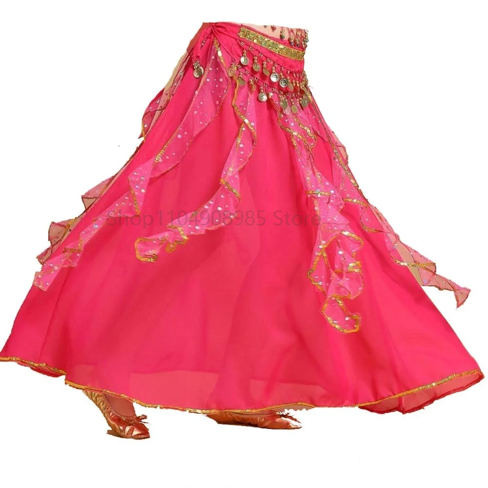 

red Blue belly dance arab dancer costume Women girl india arabic adults indian Bellydance oriental skirt tribal sequin