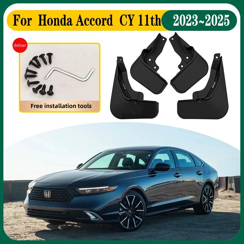 

Car Mud Flaps For Honda Accord CY 11th MK11 2023 2024 2025 Car Mudguards Splash Guards Front Rear Fenders Accessories Mudflaps