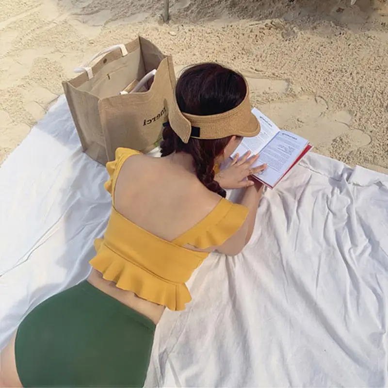 

Новый женский купальник-бикини Ins Sle с маленькой грудью, сексуальный купальный костюм для похудения, горячий весенний купальный костюм