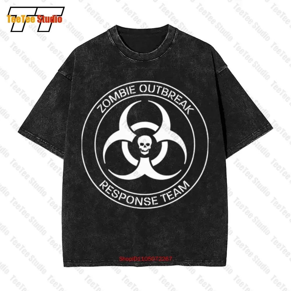 

Zombies Outbreak Response Team Vintage Oversized T-Shirt YUZL