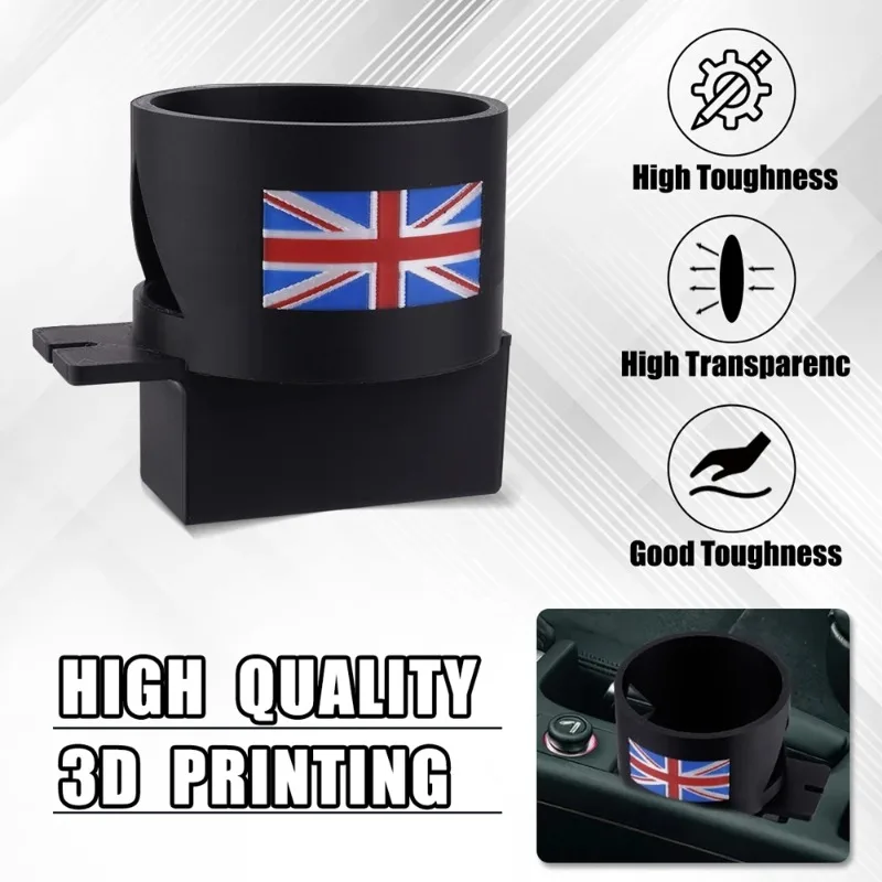 Black Car Center Console Armrest Cup Holder Cup Holder For Audi A3 S3 8P