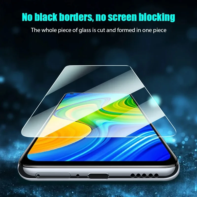 3Pcs Tempered Glass For Xiaomi Redmi 7 8 9 10 NFC Power Prime 2022 Note 7S 8T 9T 9S 10S 10T Pro Max 4G 5G Screen Protector