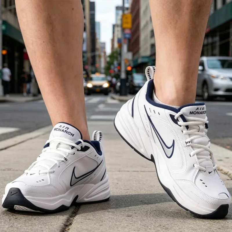 

Nike Men Training Shoes, Breathable Shock Absorbing Non-slip Lightweight Fitness Athletic Sneakers 415445-102