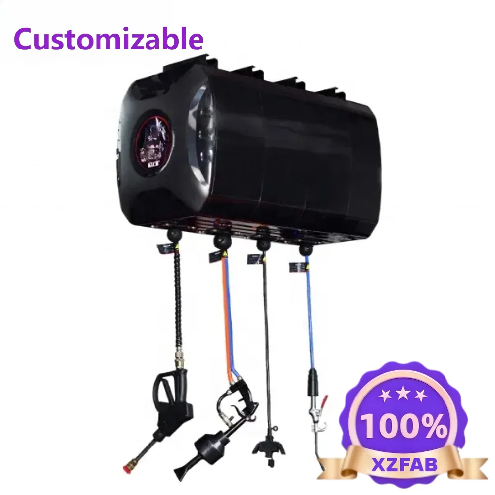 Factory Direct 2026 Single Hose Electric/Water/High Pressure/Air Car Wash Repair Workshop Detailing Equipment Combination Hose R
