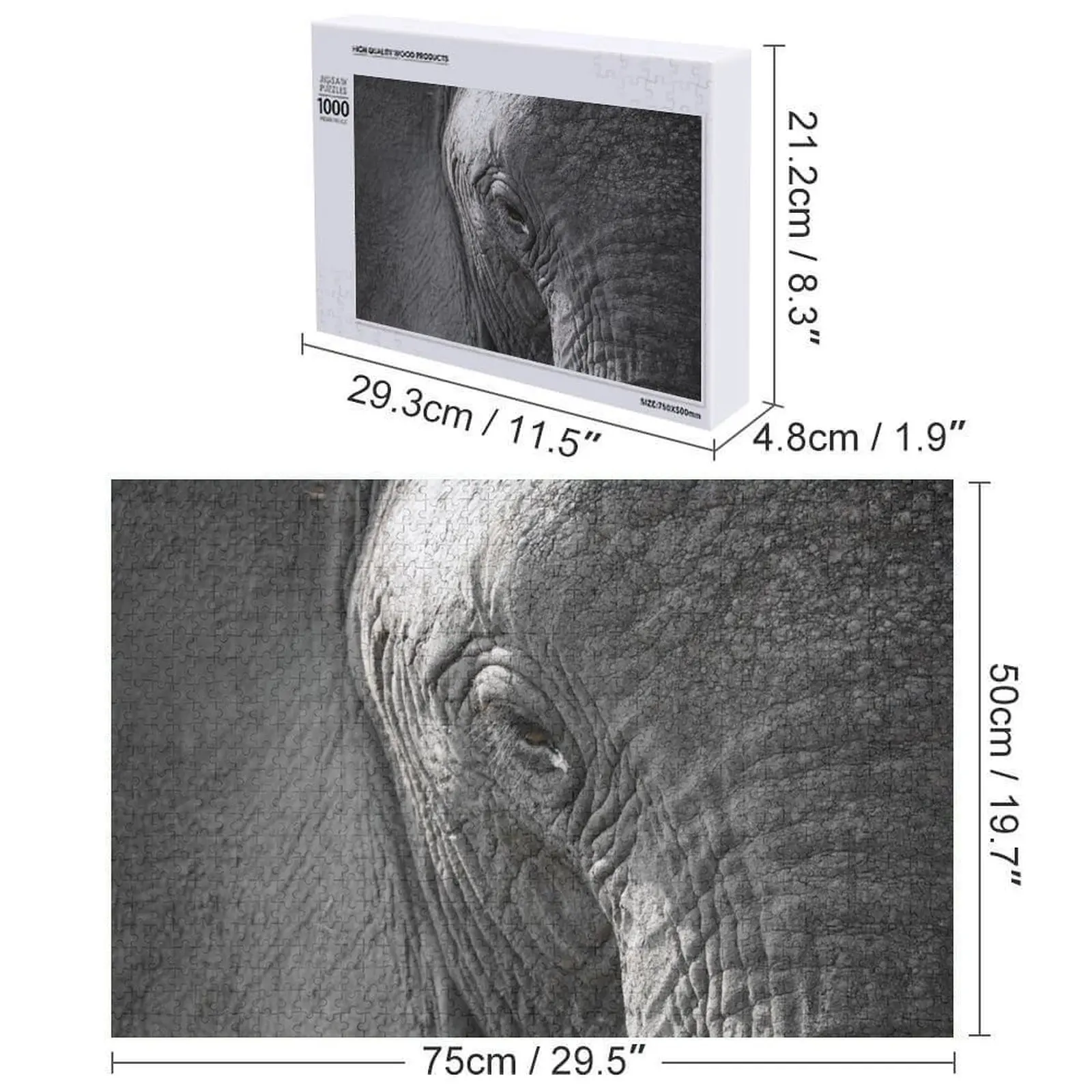 Matriarch Half Portrait Jigsaw Puzzle Customized Kids Gift Custom Gifts Novel Toys For Children 2022 Custom Wooden Gift Puzzle