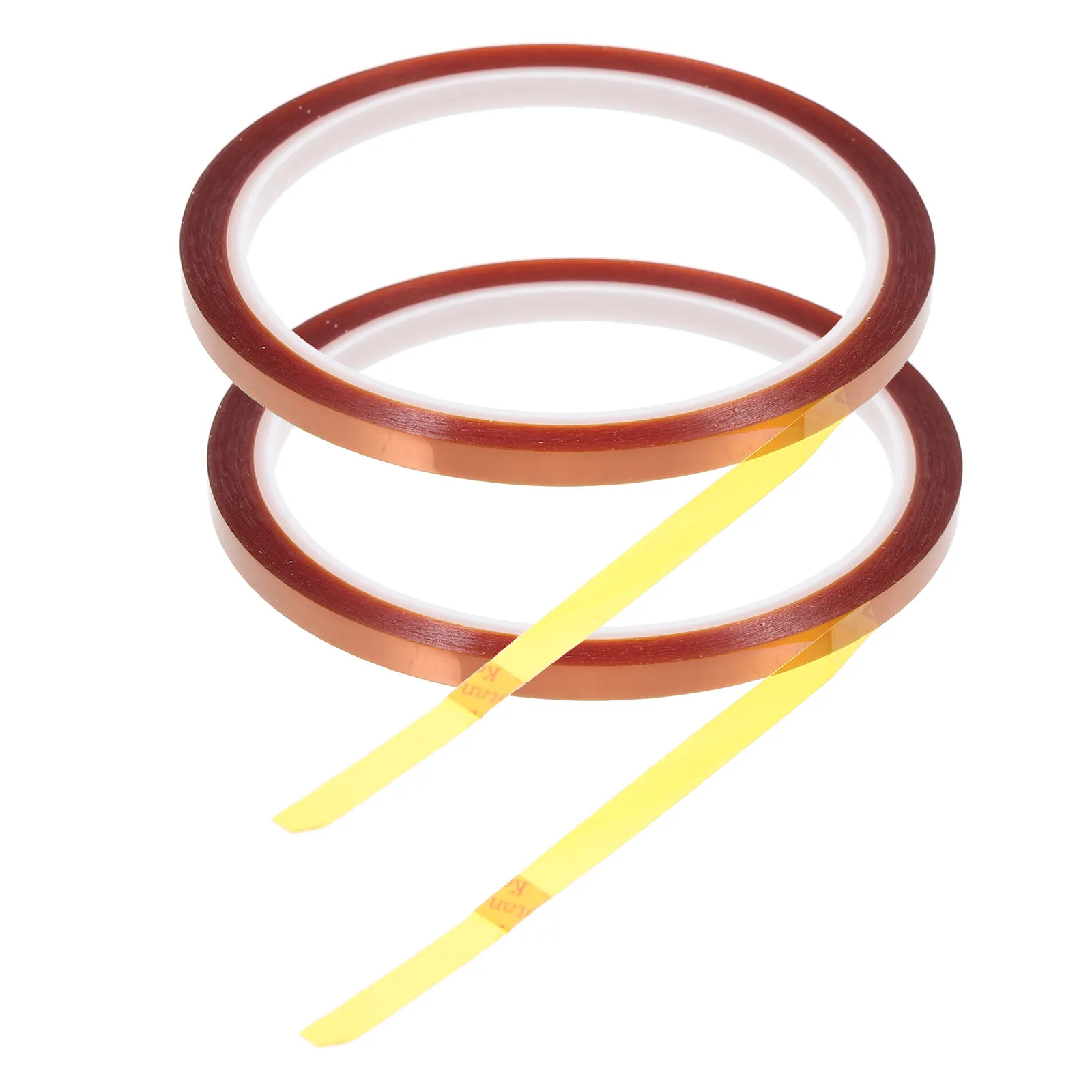 2 Rolls Professional Sublimation Tape Heat Resistant Polyimide Film Tape for Thermal Transfer Tumbler Solder Heat Press