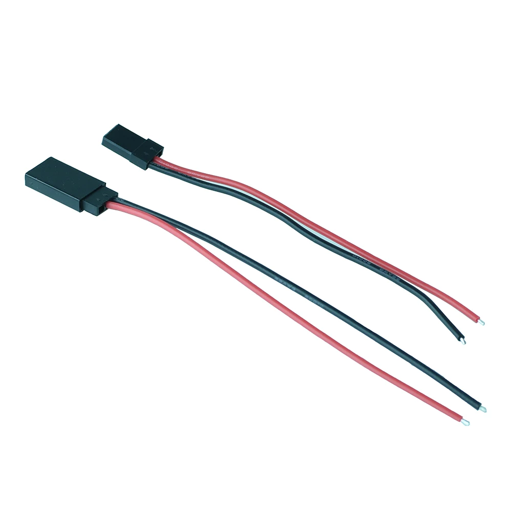 5/10 Uds 115mm 135mm JR enchufe macho y hembra Cable de extensión Servo sistema de iluminación Cable de plomo para piezas de aviones de coche RC