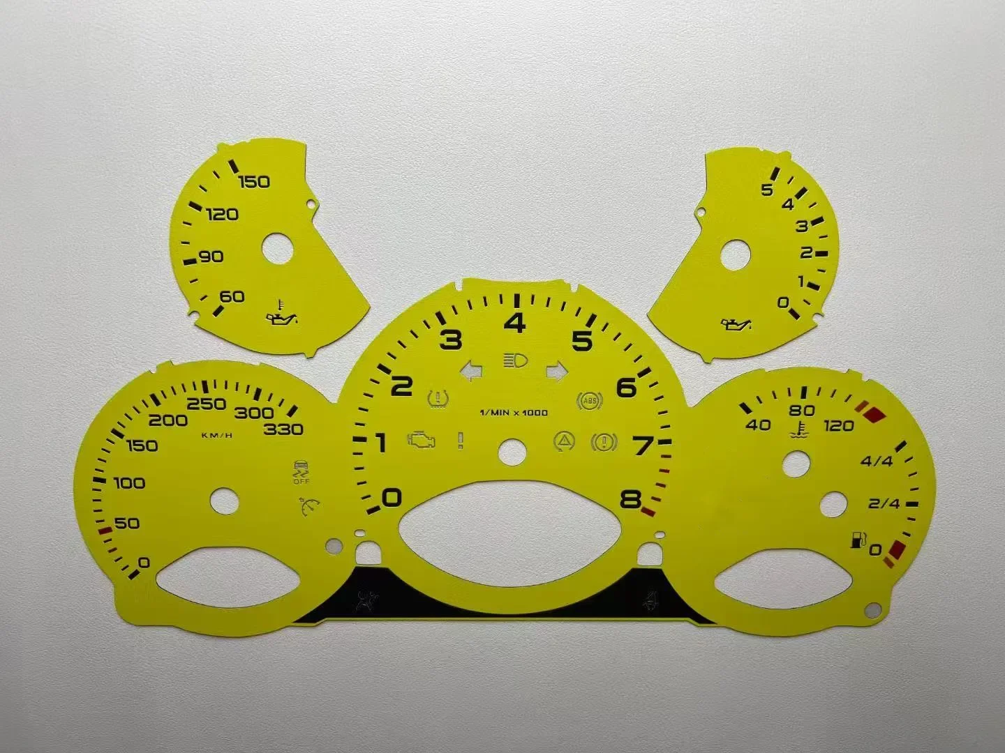 

Циферблат счетчика FACE для Porsche 911/997.2 Carrera, лицевая панель приборов — ручная накладка приборной панели емкостью 330 км в час