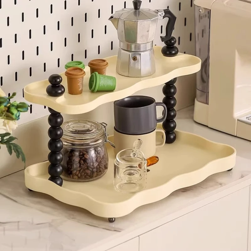 Shelf, water cup multi-layer desktop