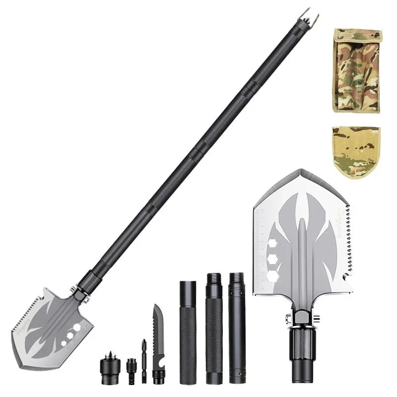 

Multifunctional Shovel Camping Survival Shovels Car Mounted Foldable Spade Outdoor Survival Spades Gardening Hand Tools