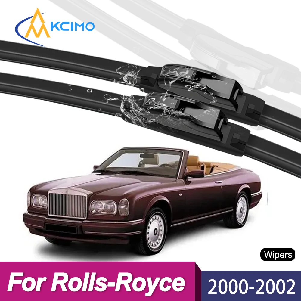 

OEM Style Exact Fit Front Windshield Wiper Blades For Rolls-Royce Corniche 2000-2002 Perfect Replacement Wiper Kit