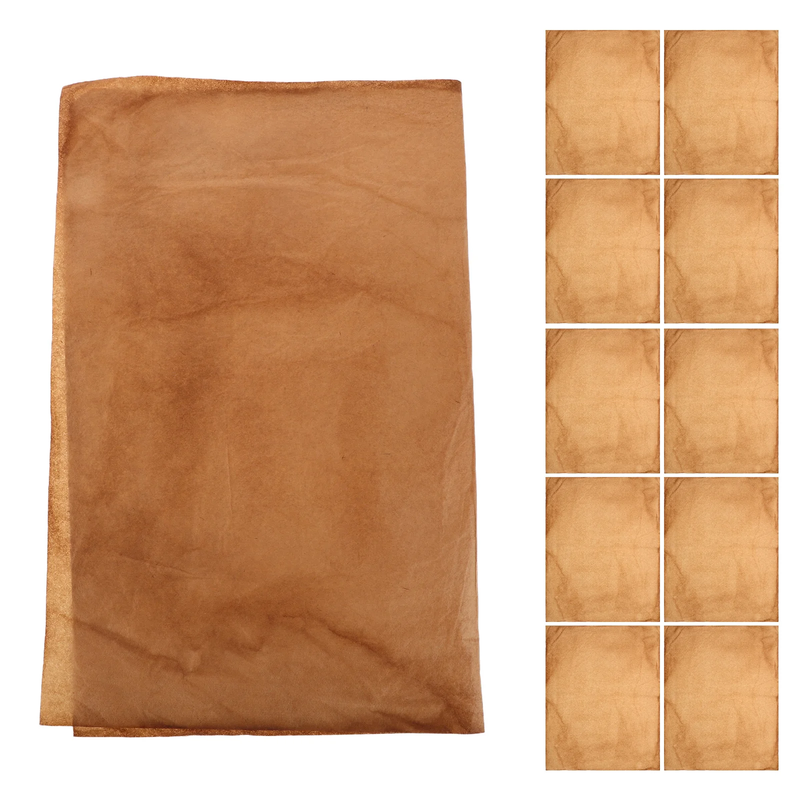 

50Pcs Vegetation Dyed Semi-Raw Rice Paper Traditional Handmade Calligraphy Paper Sheets for Chinese Brush Painting Cultural