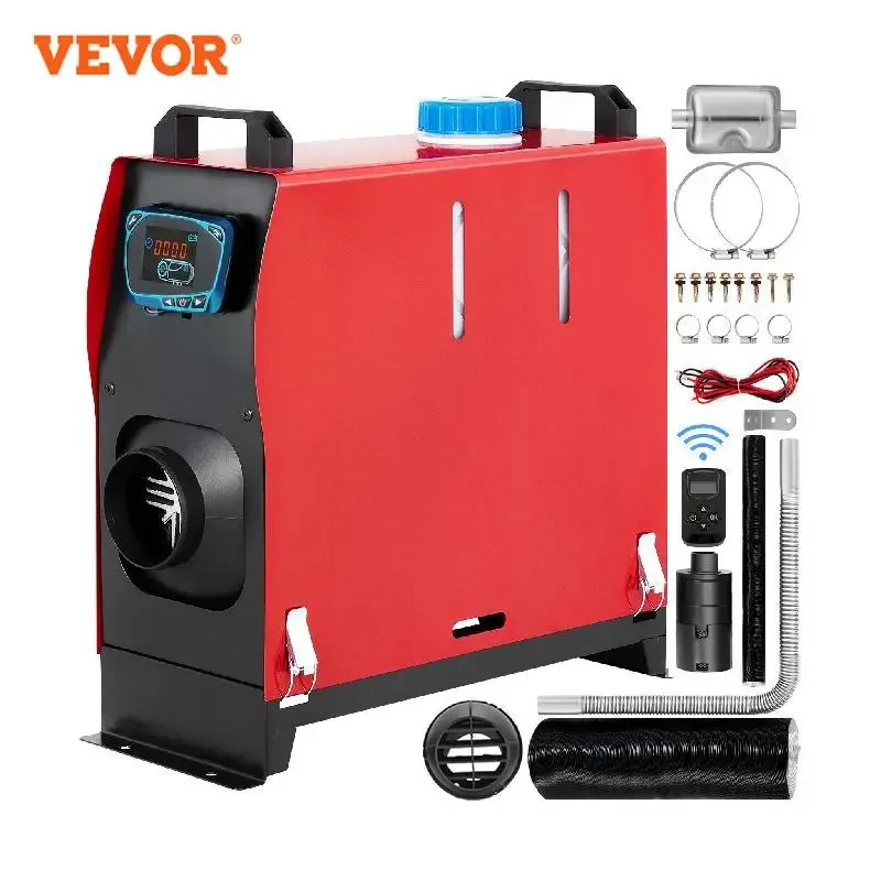 VEVOR 8KW Parking Heater 12V Car Diesel Air Heater All-In-One with LCD Monitor For Car RV Boats Bus Caravan Vehicles Heating