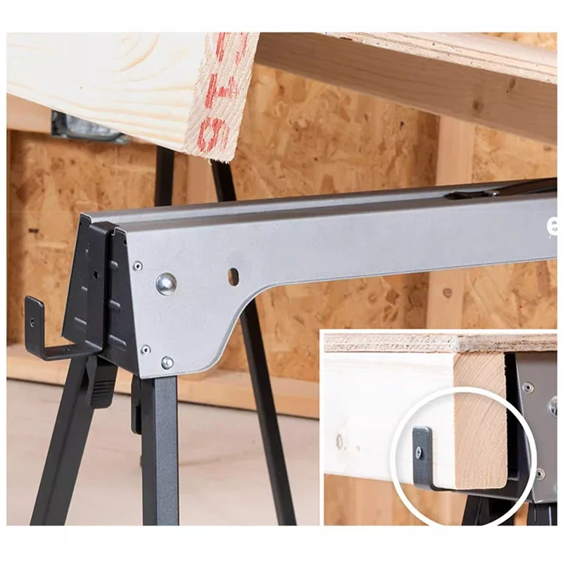 حامل ماكينة القطع محمول قابل للطي متعدد الوظائف لأعمال النجارة المكتبية قطعتين