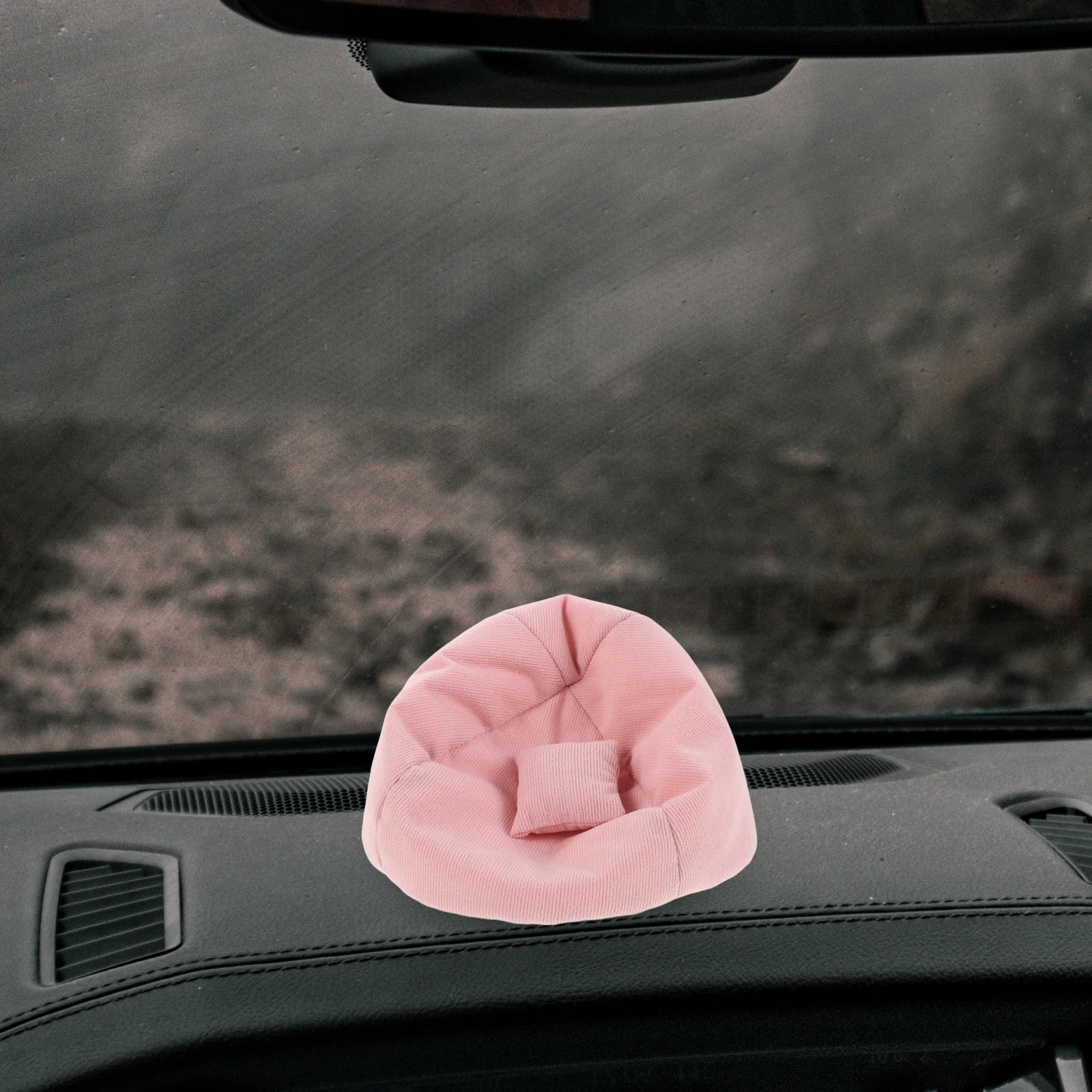 

Car Sofa Mini Simulation Furniture Soft Seat With Pillow Dashboard For Car Interior - Miniature Couch Accessory
