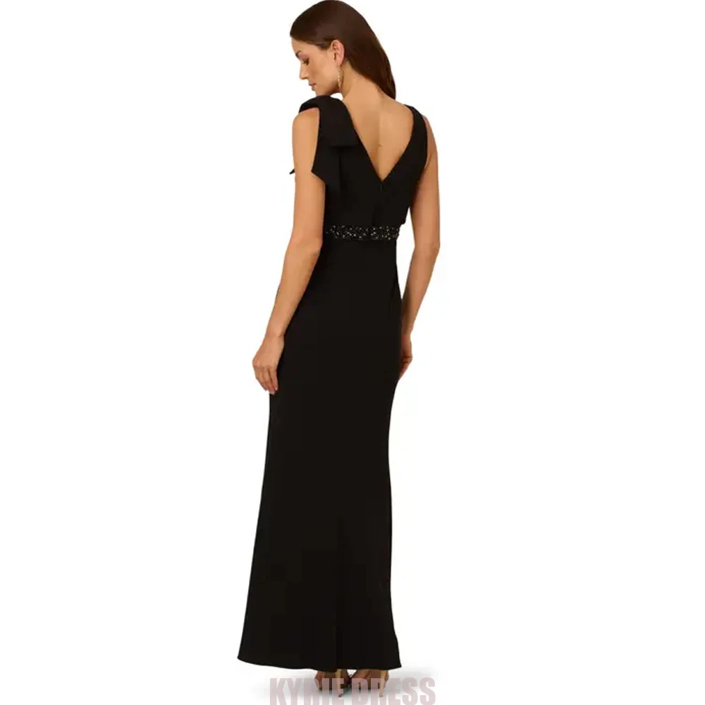 Customized Mother of The Bride Dresses 2026 Fashion Beading Boat Neck Sleeveless Split Formal Wedding Guest Gown Party Dresses