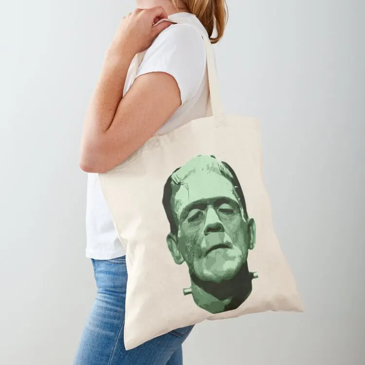 

Frankenstein Face Tote Bag Gift bag tote bag men hand eco folding