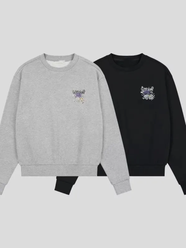 

Мужская толстовка Goodbai с длинным рукавом, хлопковая, на флисовой подкладке, свободного кроя, модный топ для осени и зимы, новинка, удобная уличная одежда