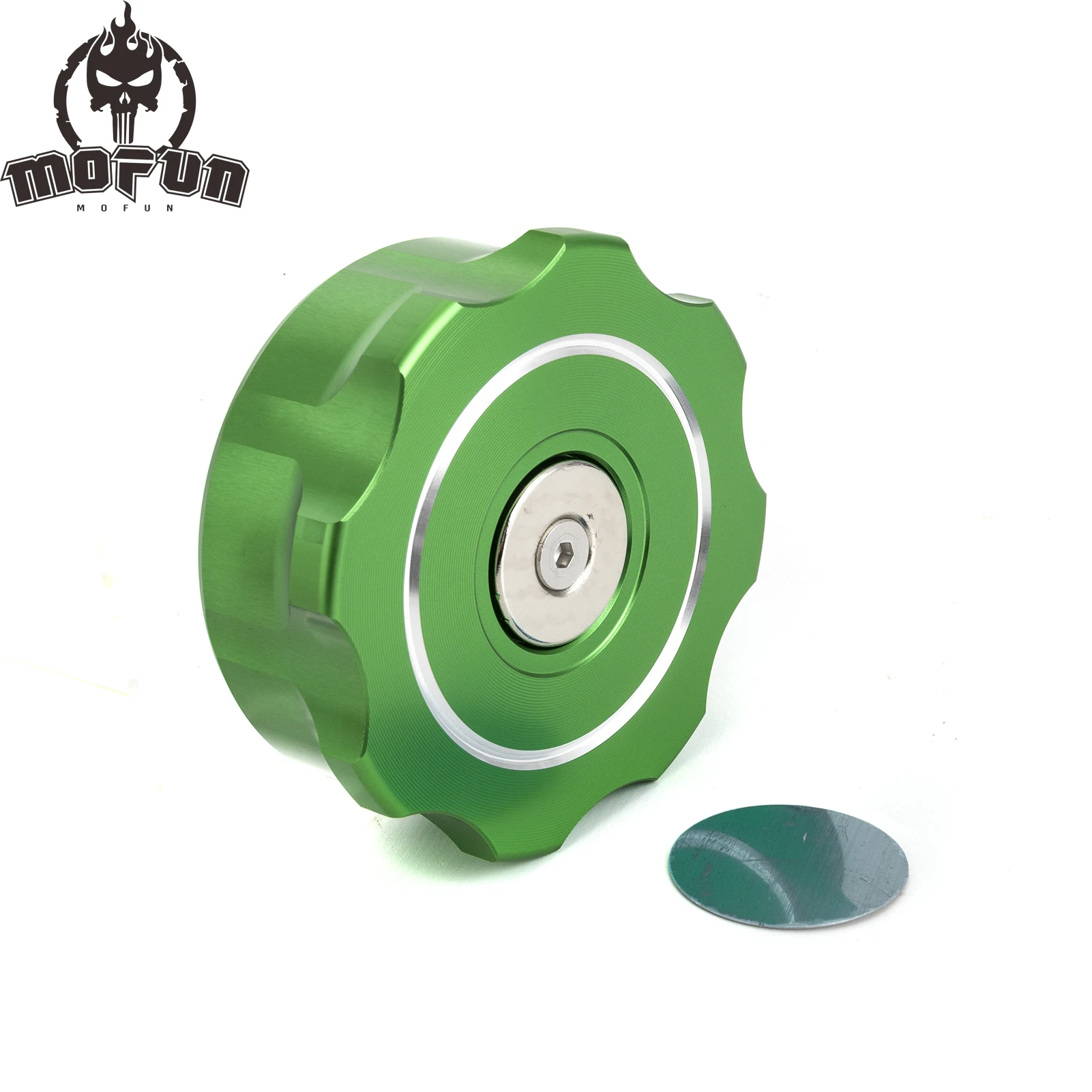 

Анодированная зеленая магнитная крышка топливной системы без крышки, топливная система 6061, алюминий для GM, аксессуары для топливной системы без крышки