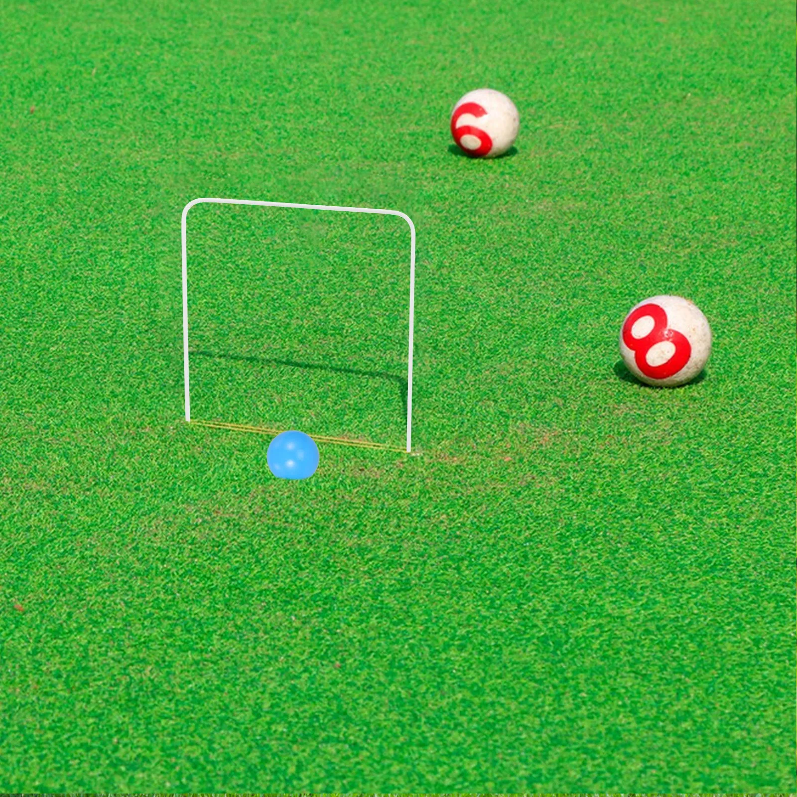 Croquet Set Lawn - 1 セット子供用屋外クロケットセット木製ボール金属ウィケット芝生ゲームアクセサリー家族庭遊具クロケットセット子供用