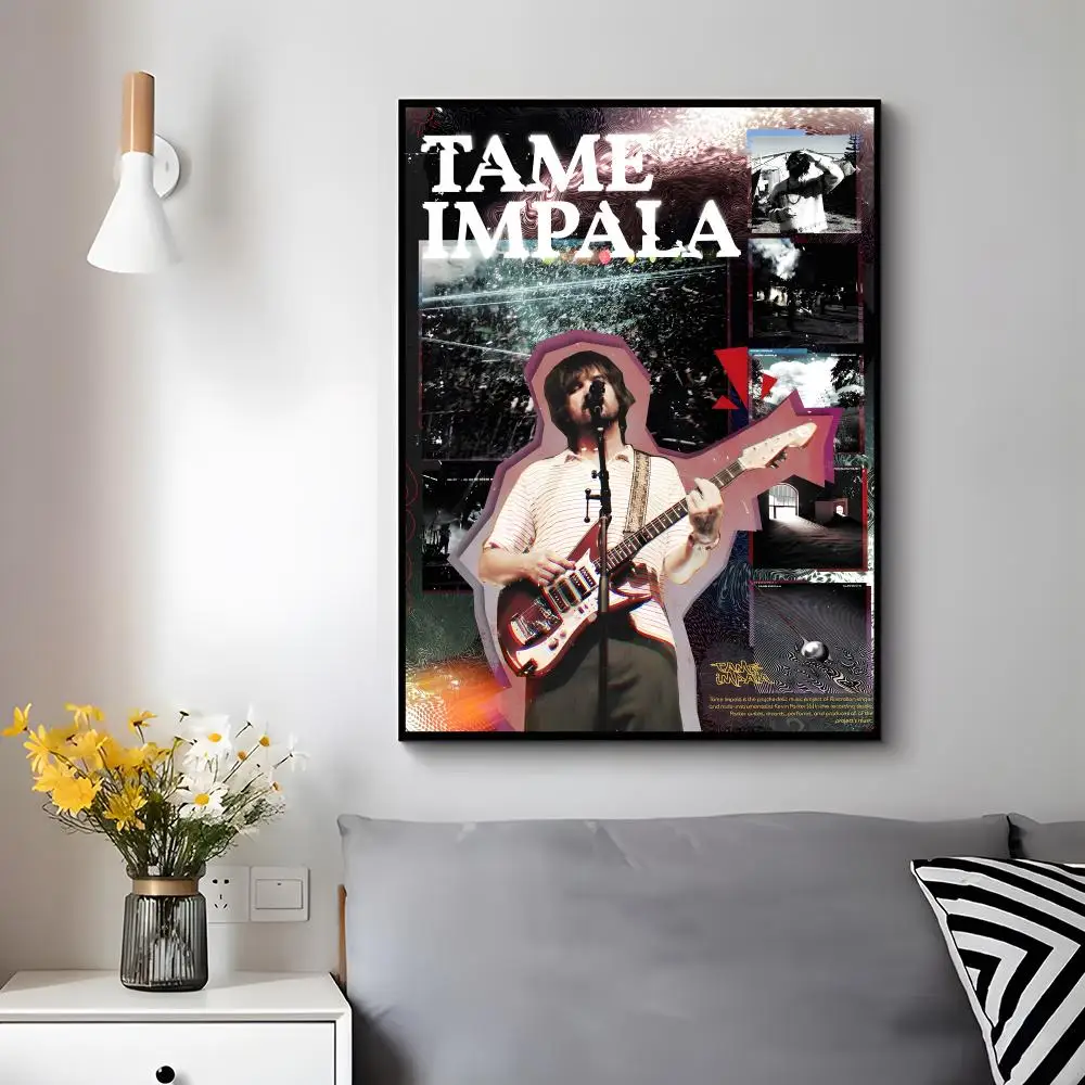 Indie Singer K-kevin Parker Tame Impala Poster Trendy Aesthetic Wall Decor for Dorm & Bedroom