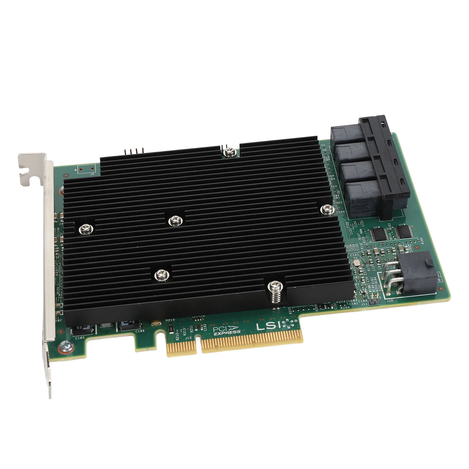 بطاقة HBA LSI SAS 9300 16I PCIe Slot 16 SATA SAS Port HBA بطاقة توسيع هيكل تخزين مرن لنظام التشغيل Windows لـ VMware