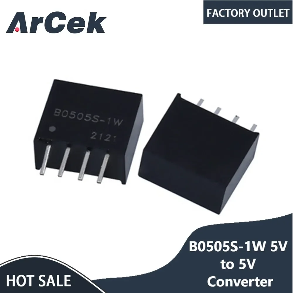 B0505S-1W 5V To 5V Converter DC DC Power Module Converter 1000VDC Isolation