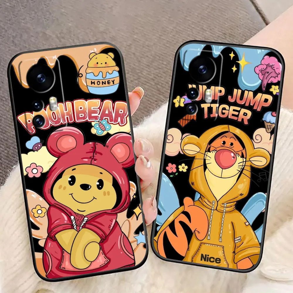 ويني ذا بوه تيجر الخنزير الصغير غطاء جراب هاتف ل Xiaomi 11 11T 12 12T 13 14 14T 15 POCO F5 F6 F7 X3 X5 M4 M5 M6 M7 Pro 5G #1