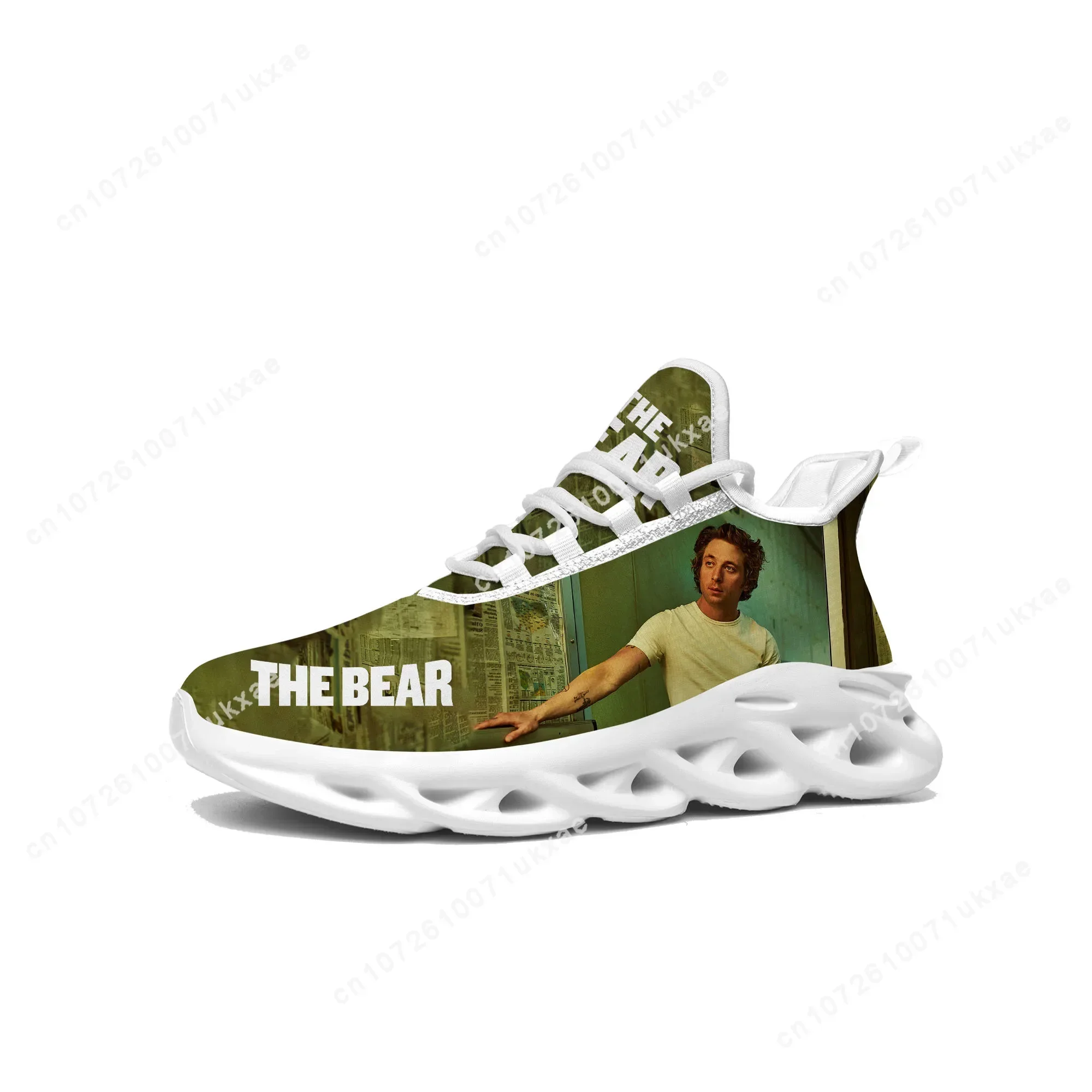 The Bear TV series Flats Sneakers Mens Womens Sports Running Shoes Jeremy Allen White Sneaker Lace Up Mesh Footwear custom Shoe