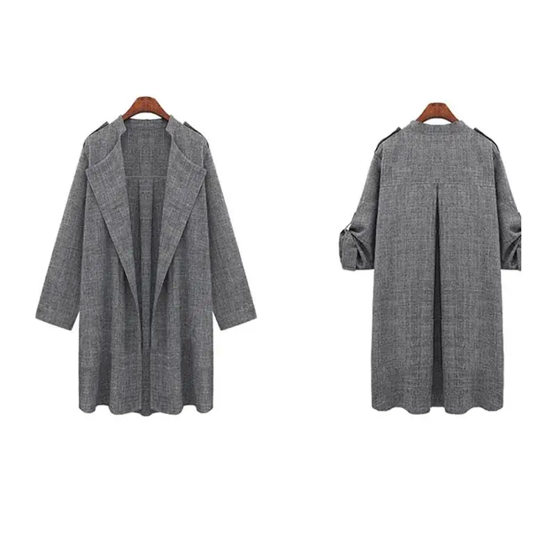 

Faion Женский костюм Bla Jaet Повседневное пальто Long Sve Верхняя одежда из полиэстера средней длины для женщин