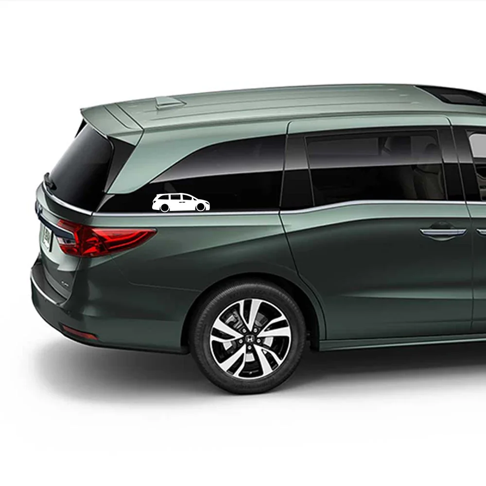 Lowered Minivan Graphic Vinyl Car Stickers Decals For Honda Odyssey LX RC1, Van Auto Window Body Cover Decor Accessories