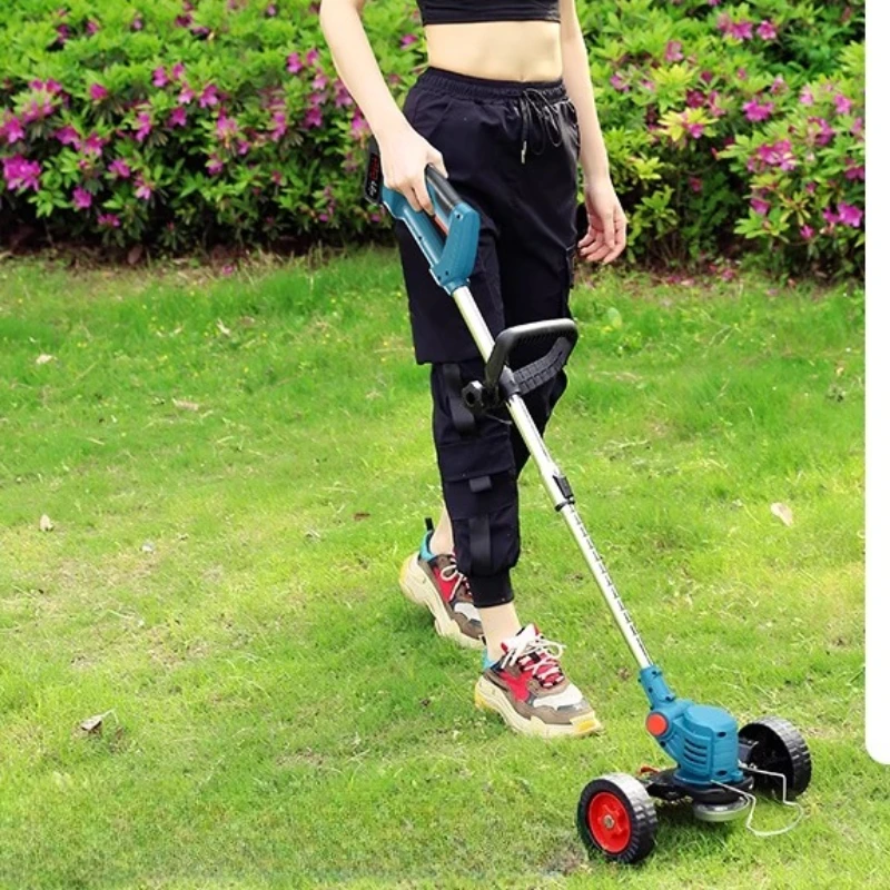 

Lightweight and Convenient Household Small Lithium Battery Lawn Mower, Handheld Electric High-power Brushless Lawn Mower