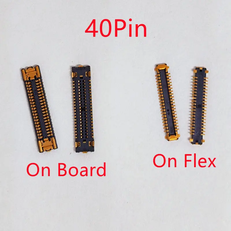 

5-20Pcs LCD Display Screen Flex FPC Connector 40Pin For Samsung Galaxy M40 M405 M405F A60 A6060 A606 A606F Plug On Board