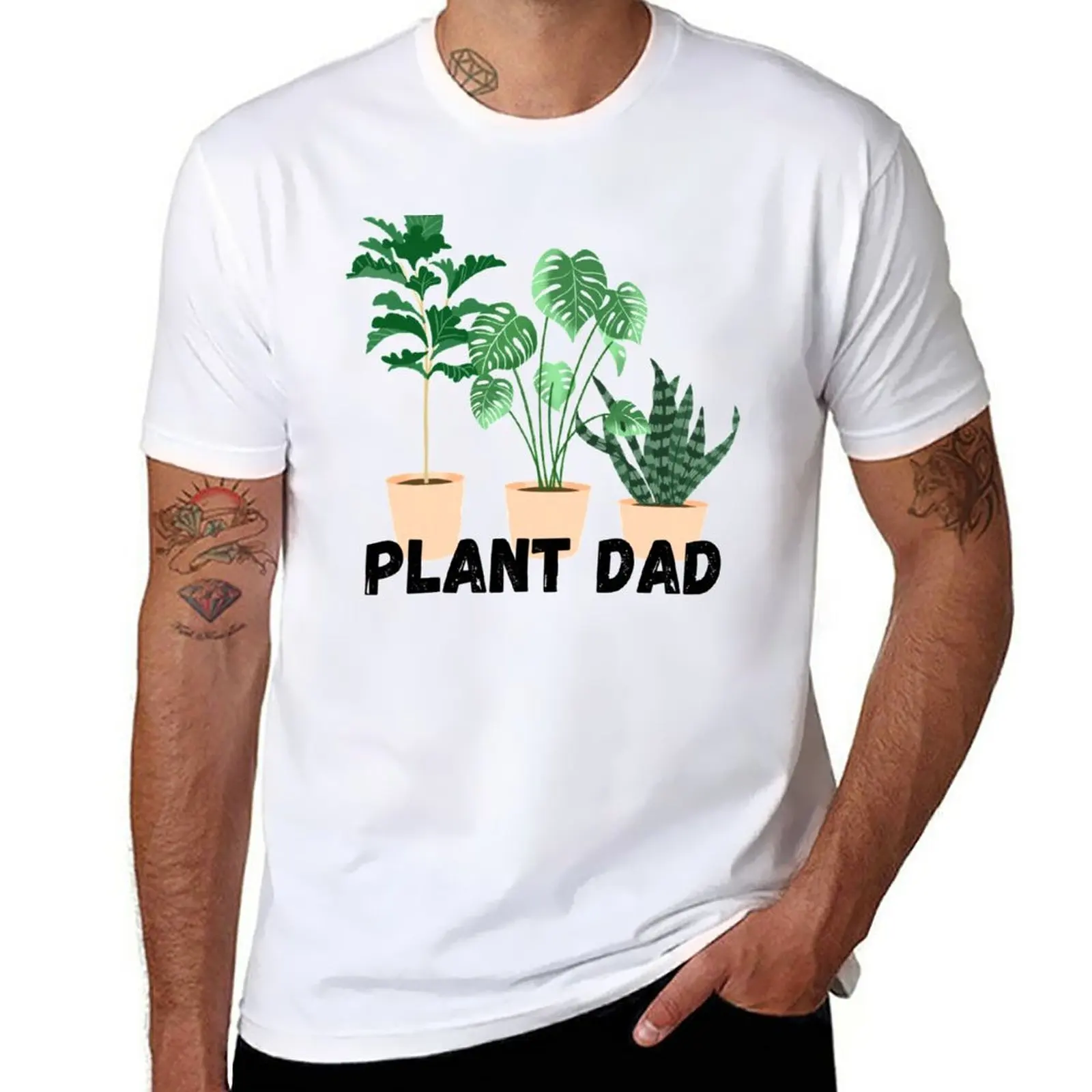 New Plant Dad T-Shirt kawaii clothes summer tops men clothing